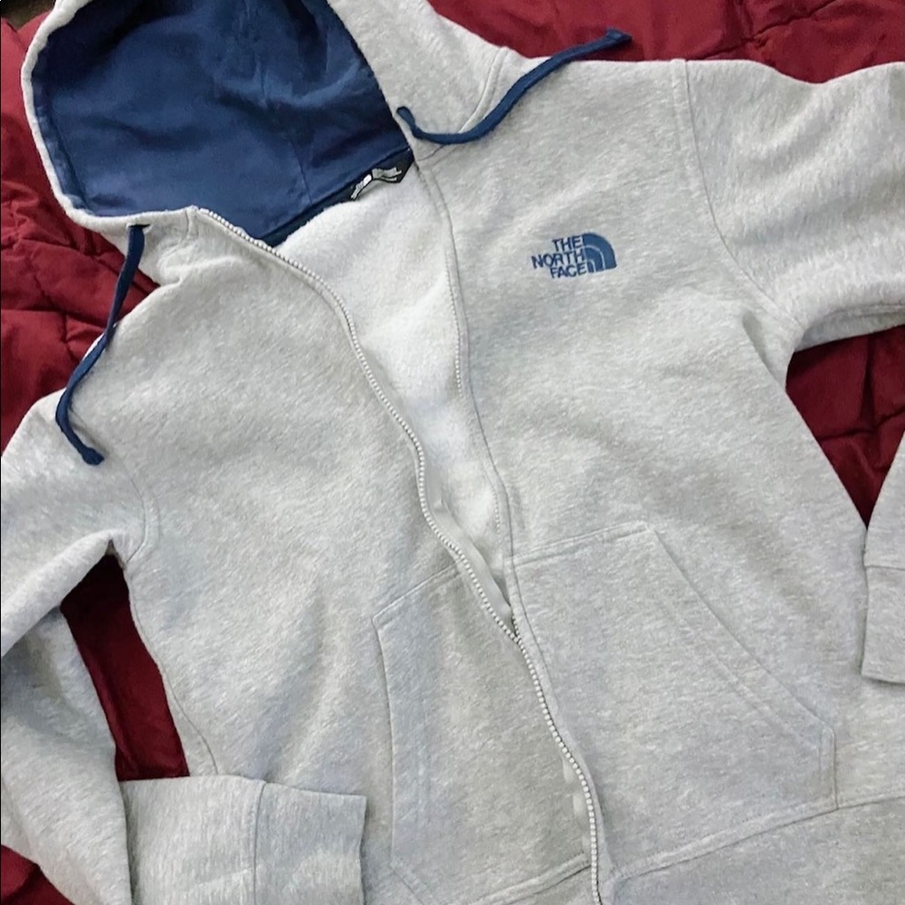 North face hooded zipup